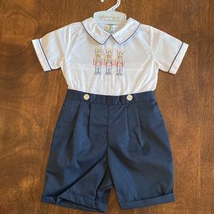 Feltman Brothers Hand Embroidered Nutcracker Holiday Outfit